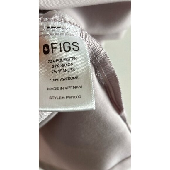 FIGS Zamora Womens Scrub Top Jogger Pants Set Slate Grey Neon Green Size XXL - Picture 14 of 14